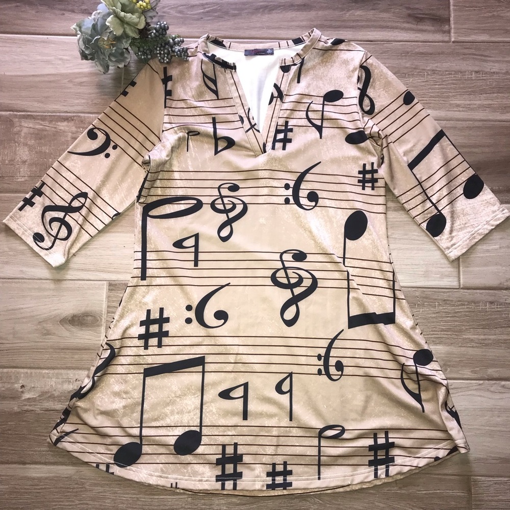 Azalea by Firmiana Music Note Dress